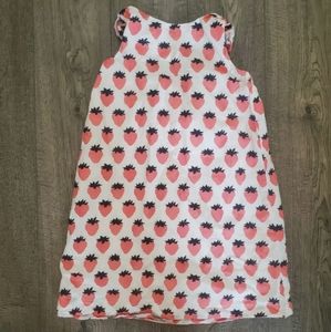 Crewcuts Dress Pink Strawberries